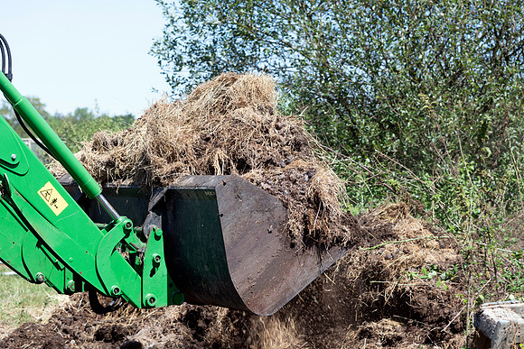 John Deere 6430 Tractor with JD633 Loader.
