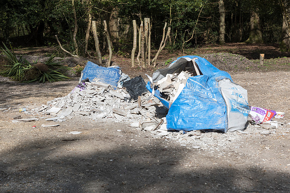 Fly Tipping at Darkwater Car Park