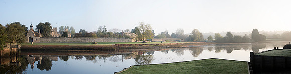 Looking across Beaulieu River to Palace House